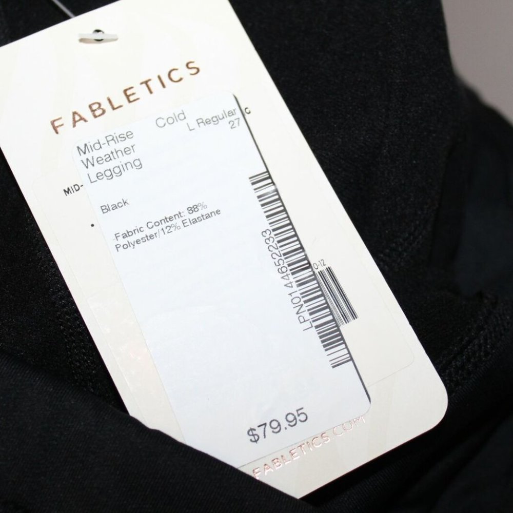 Fabletics Mid Rise Cold Weather Leggings HW8283 - Picture 4 of 6